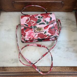 Aldo XO Rose Pink Floral Crossbody Bag